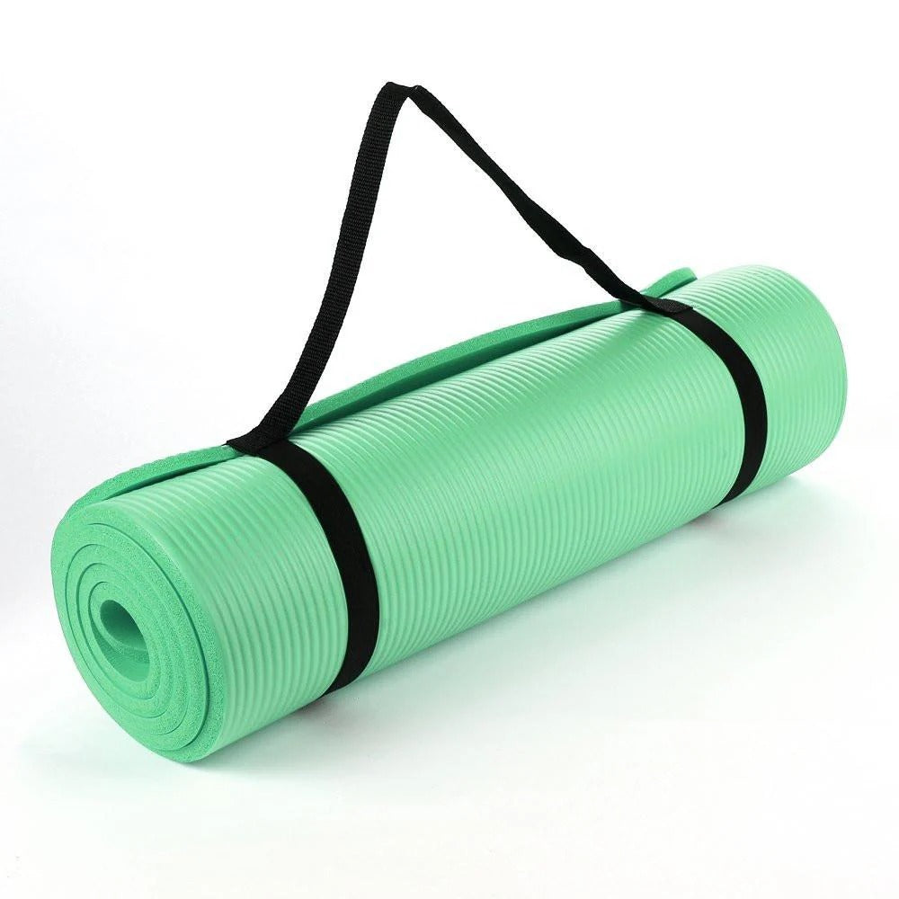 Yoga Matt Non-Slip Exercise Gym Flooring Mat Premium Quality For Men and Women Multi Purpose Uses (random color) ZE Enterprises