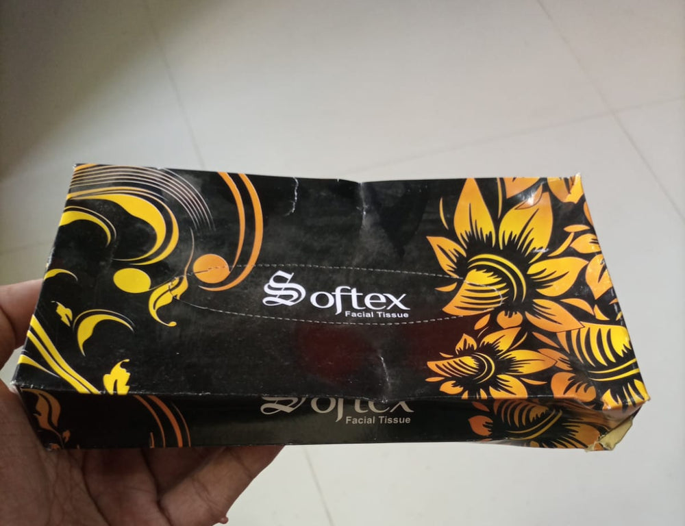 SOFTEX Facial Tissue Box - 50 Pulls Per Box ZE Enterprises