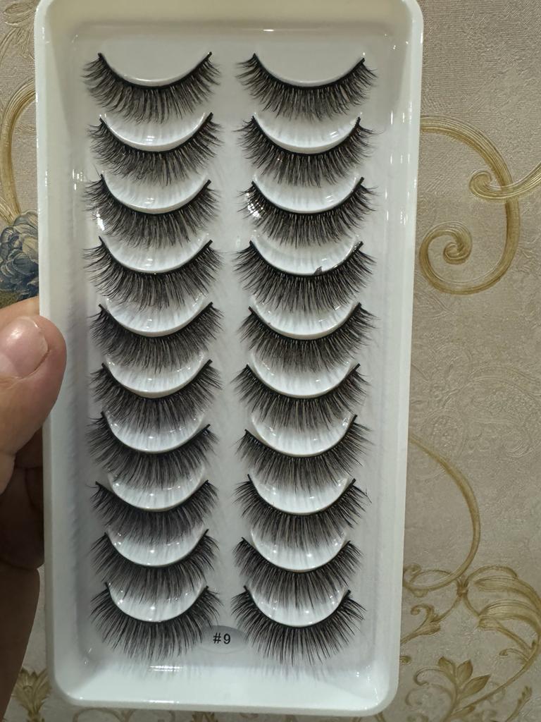 (10 PACK) eyelashes #6 ZE Enterprises