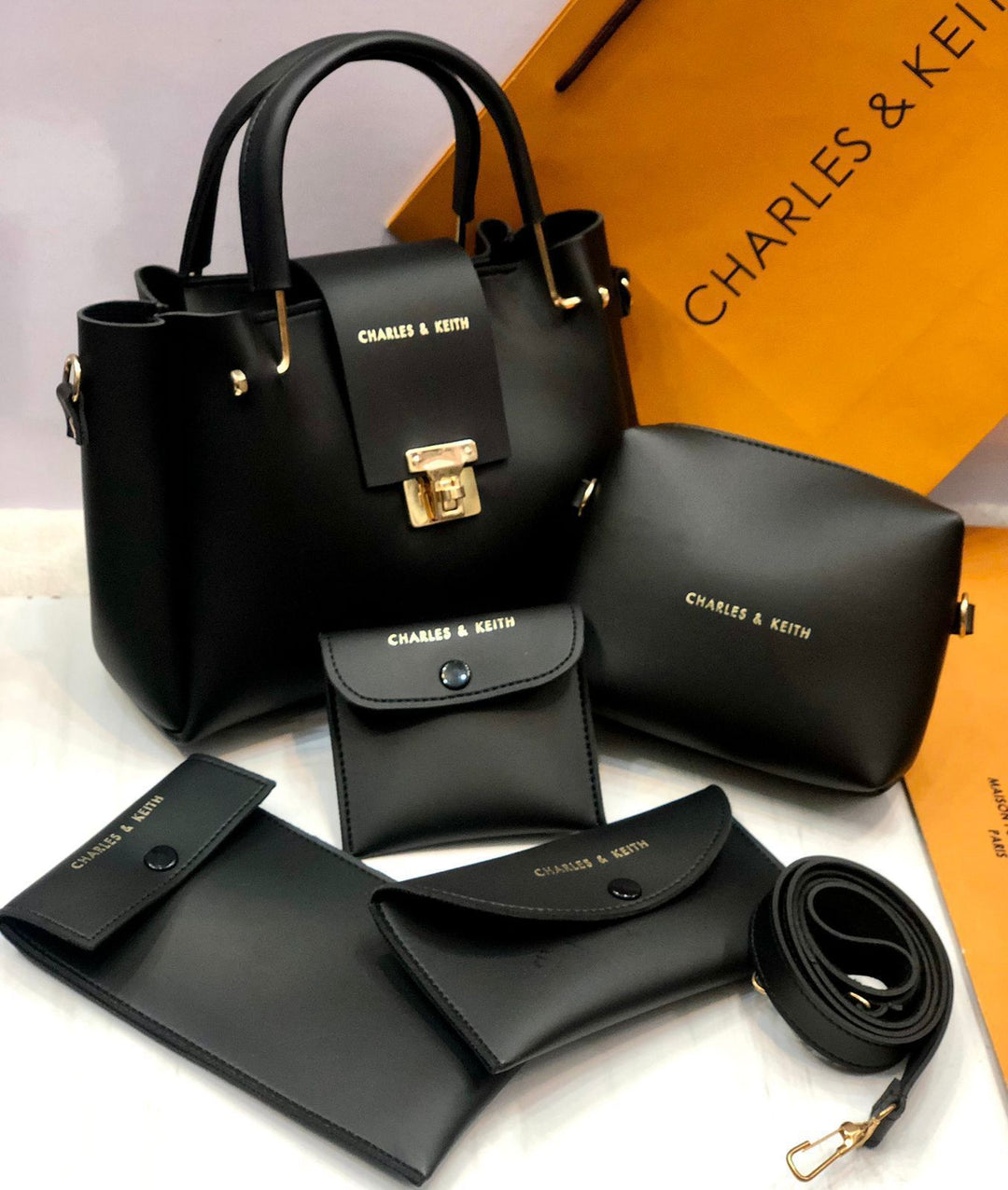 5 Pcs Shoulder Bag Set for Girls Charles &amp; Keith handbag ZE Enterprises