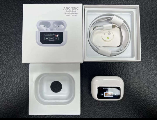 A9 Pro Airpods Pro | Screen Airpods A9 Pro LCD Earbuds ZE Enterprises