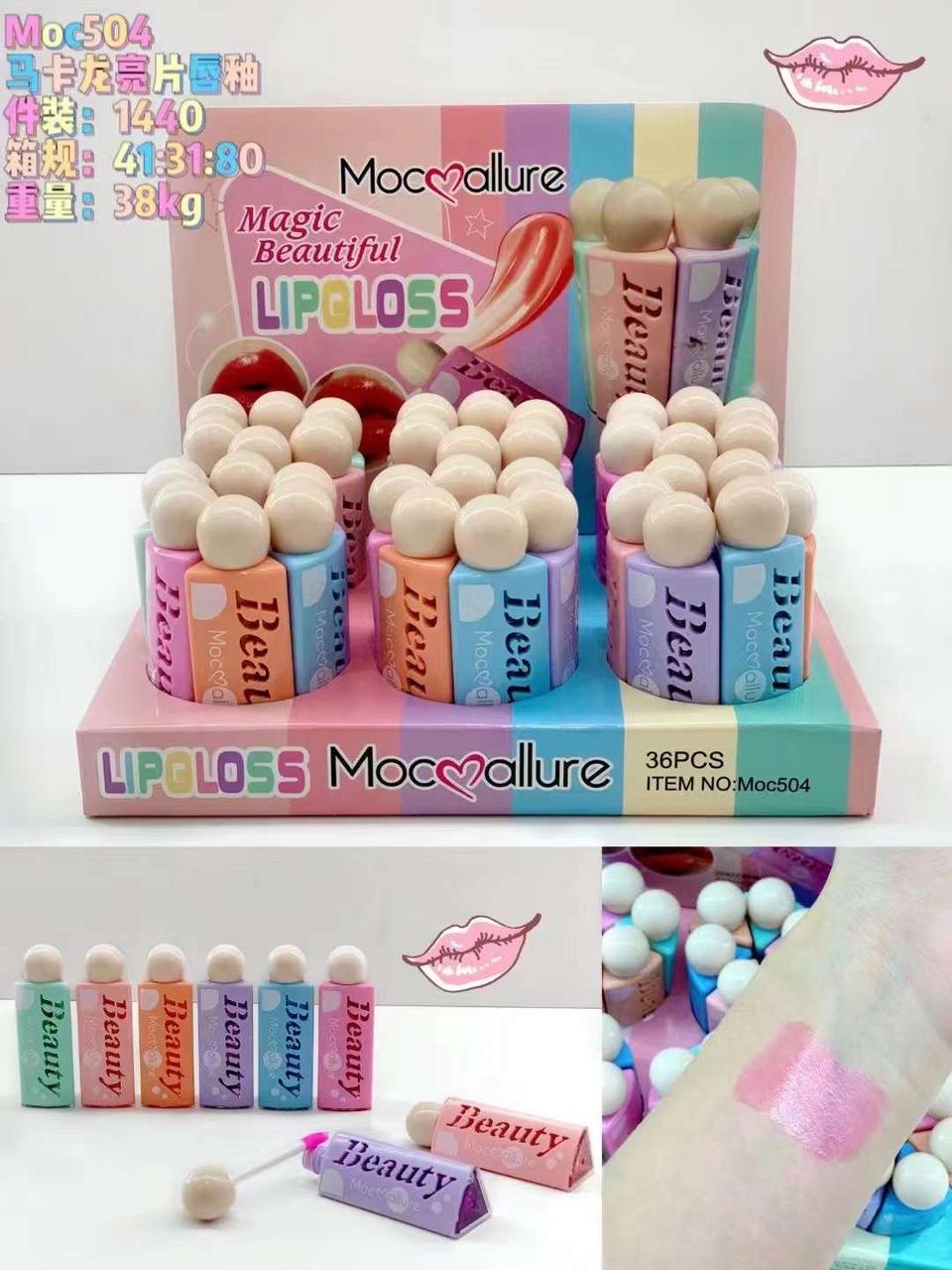 1 pcs Set MAGIC BEAUTIFUL LIPSTICK ASSORTED SHADES MOCCALLURE MOC504 ZE Enterprises