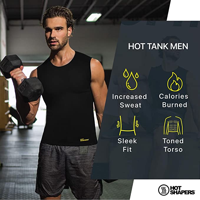 Hot Shapers Slimming Shirt Zipper Body Shaper Instead Slim Shirt For Men Black ZE Enterprises