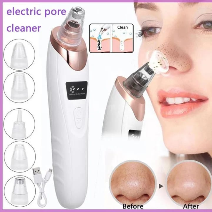 Face Vacuum Blackhead Remover Pore Cleaner | Electric Deep Cleansing Tool for Nose &amp; Face ZE Enterprises