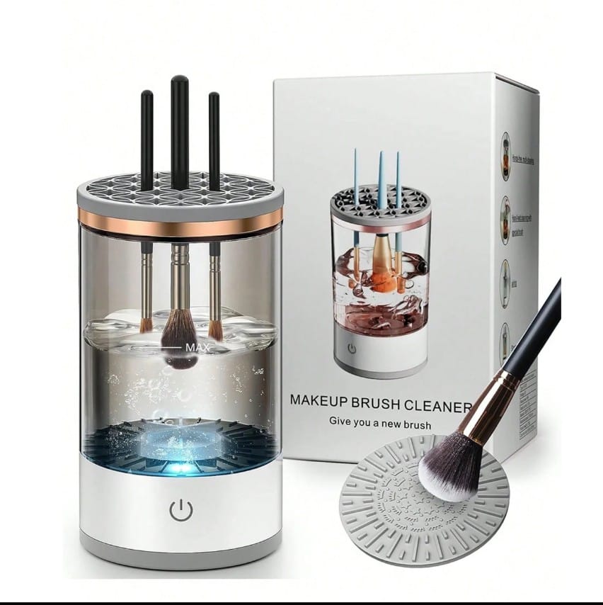 3 In 1 Electric Makeup Brush Cleaner | Automatic Make Up Brush Holder Cleaner Machine ZE Enterprises