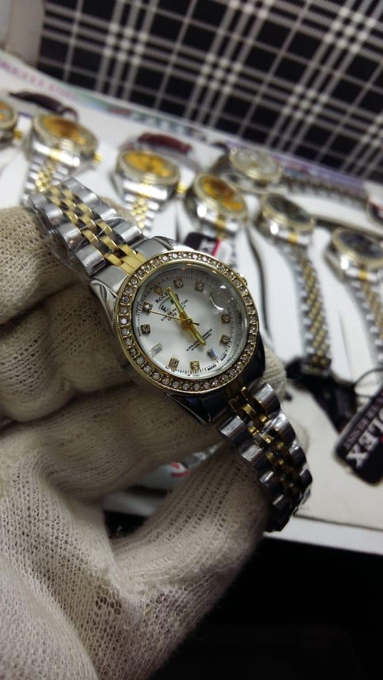 AA1 ROLEX DATE WORKING STAINLESS STEEL CHAIN ZE Enterprises