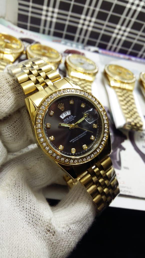 AA1 ROLEX DATE WORKING STAINLESS STEEL CHAIN ZE Enterprises