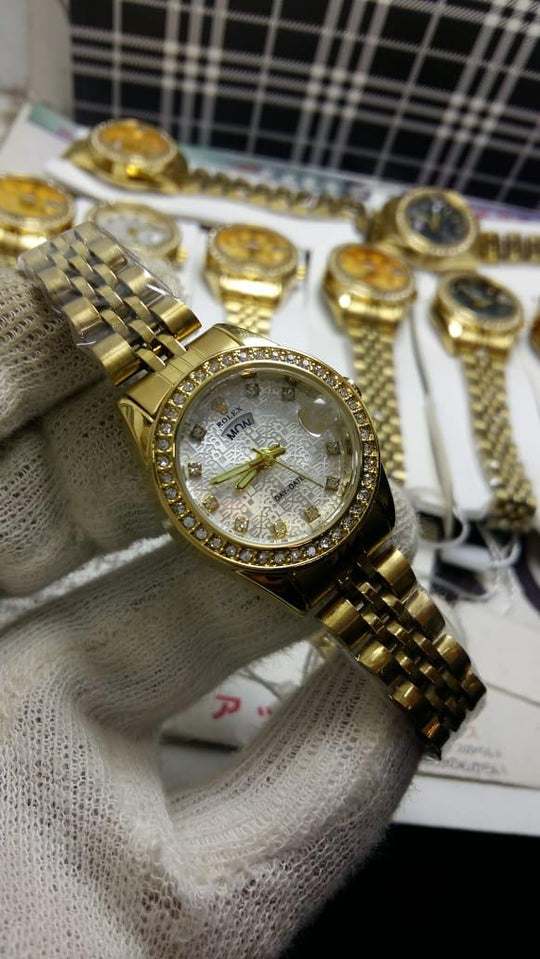 AA1 ROLEX DATE WORKING STAINLESS STEEL CHAIN ZE Enterprises