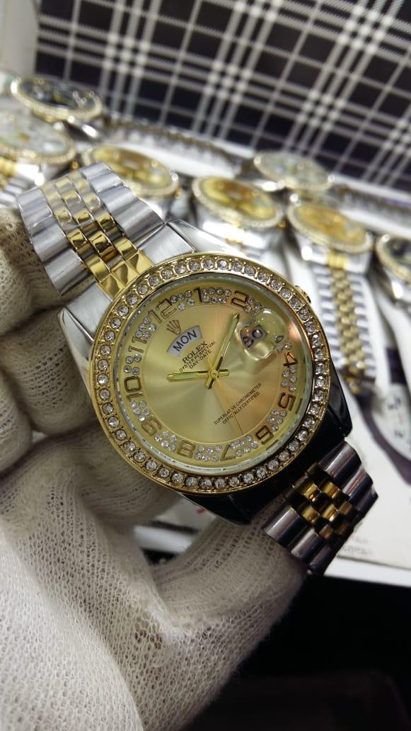 AA1 ROLEX DATE WORKING STAINLESS STEEL CHAIN ZE Enterprises