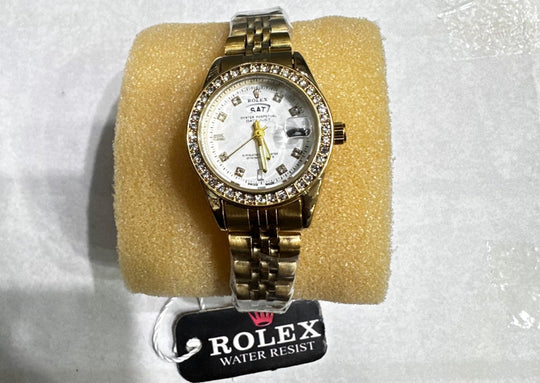 AA1 ROLEX DATE WORKING STAINLESS STEEL CHAIN ZE Enterprises