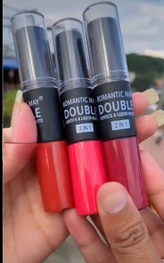 2 in 1 lipstick+lipgloss   (random color) ZE Enterprises