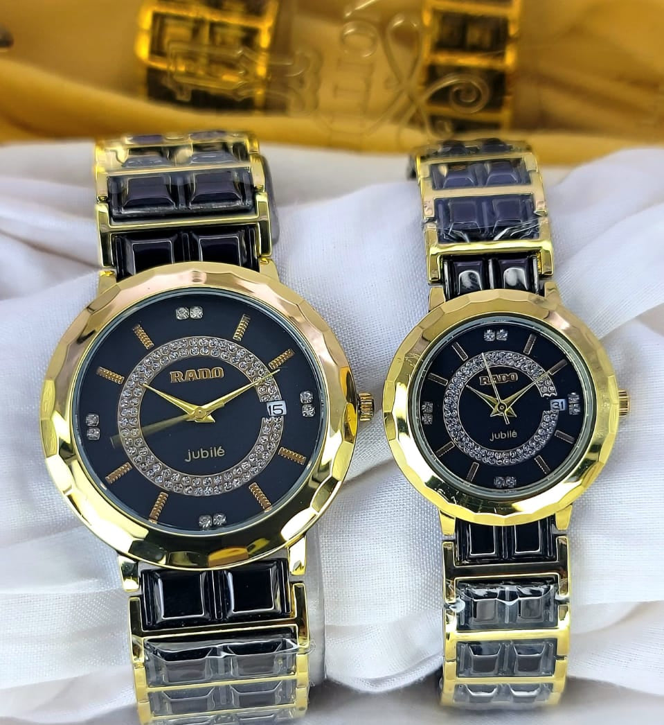 Aa1 two tone rado jubile couple  Watch Date Just Steel Chain ZE Enterprises