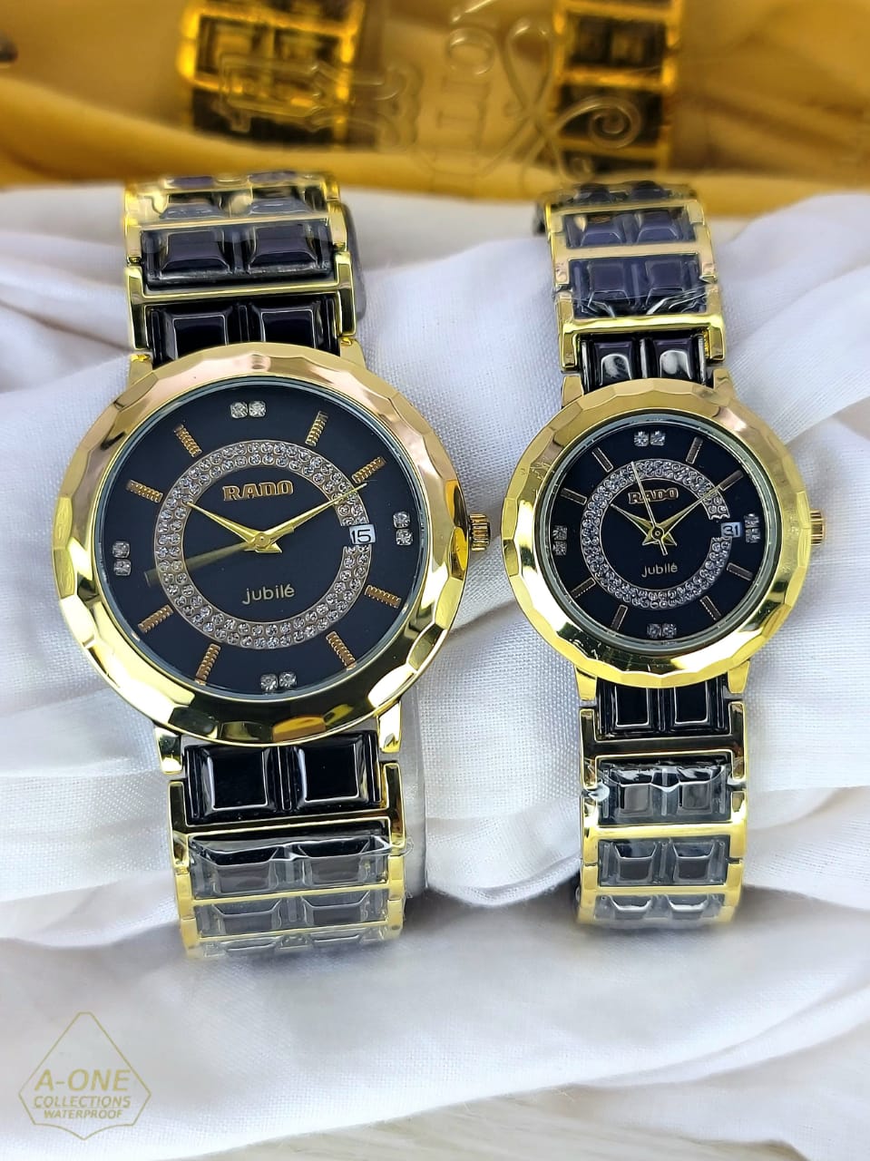 Aa1 two tone rado jubile couple  Watch Date Just Steel Chain ZE Enterprises