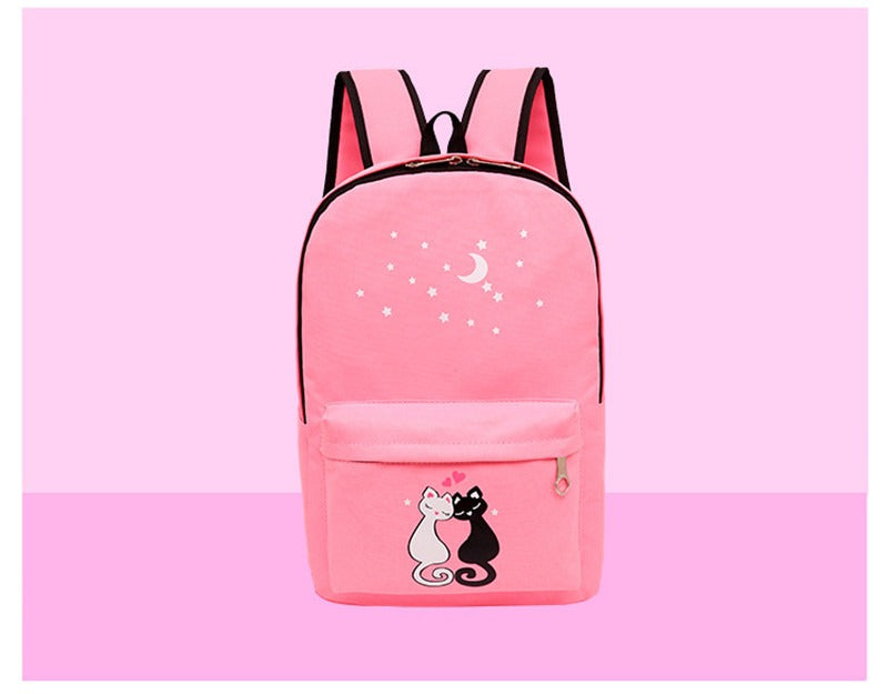 4-Piece School Bag Set/ backpack Children School Bags For Girls Boys Canvas School Bag Fashion Kids ZE Enterprises