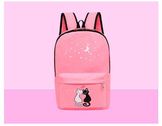 4-Piece School Bag Set/ backpack Children School Bags For Girls Boys Canvas School Bag Fashion Kids ZE Enterprises