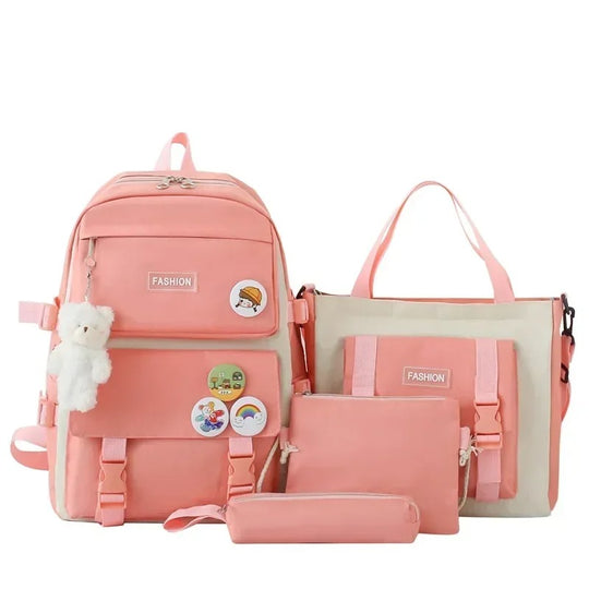 4-Piece School Bag Set: Stylish &amp; Practical new arrival 2024 ZE Enterprises