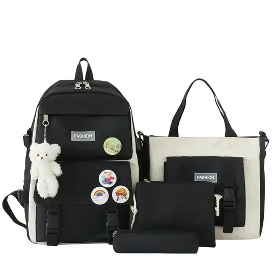 4-Piece School Bag Set: Stylish &amp; Practical new arrival 2024 ZE Enterprises