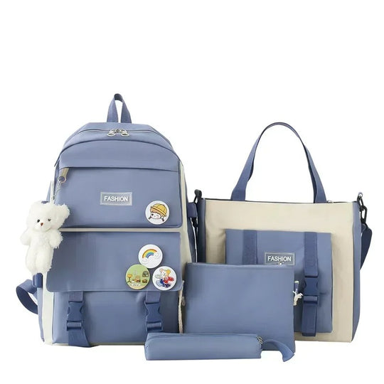 4-Piece School Bag Set: Stylish &amp; Practical new arrival 2024 ZE Enterprises