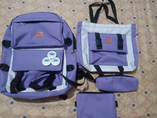 4-Piece School Bag Set: Stylish &amp; Practical new arrival 2024 ZE Enterprises