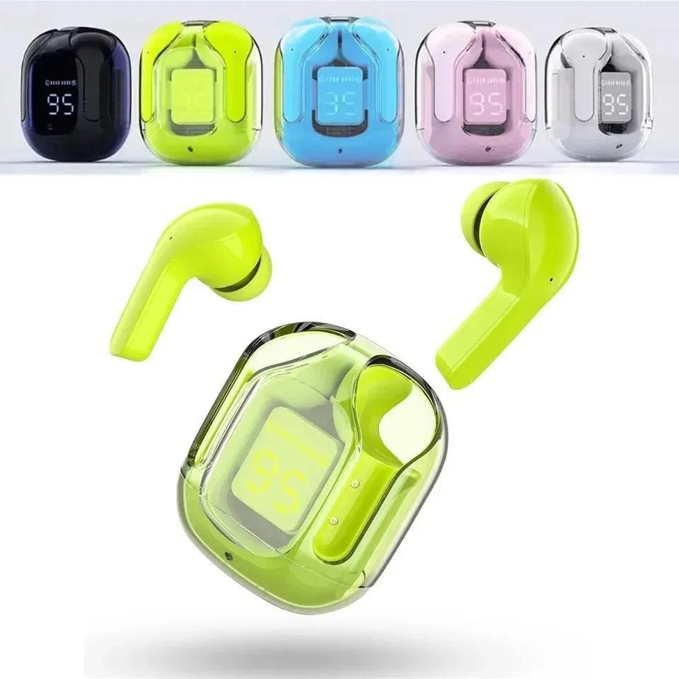 Air31 Earbuds Wireless Crystal Transparent Body | Air 31 Bluetooth Ear Bud ZE Enterprises