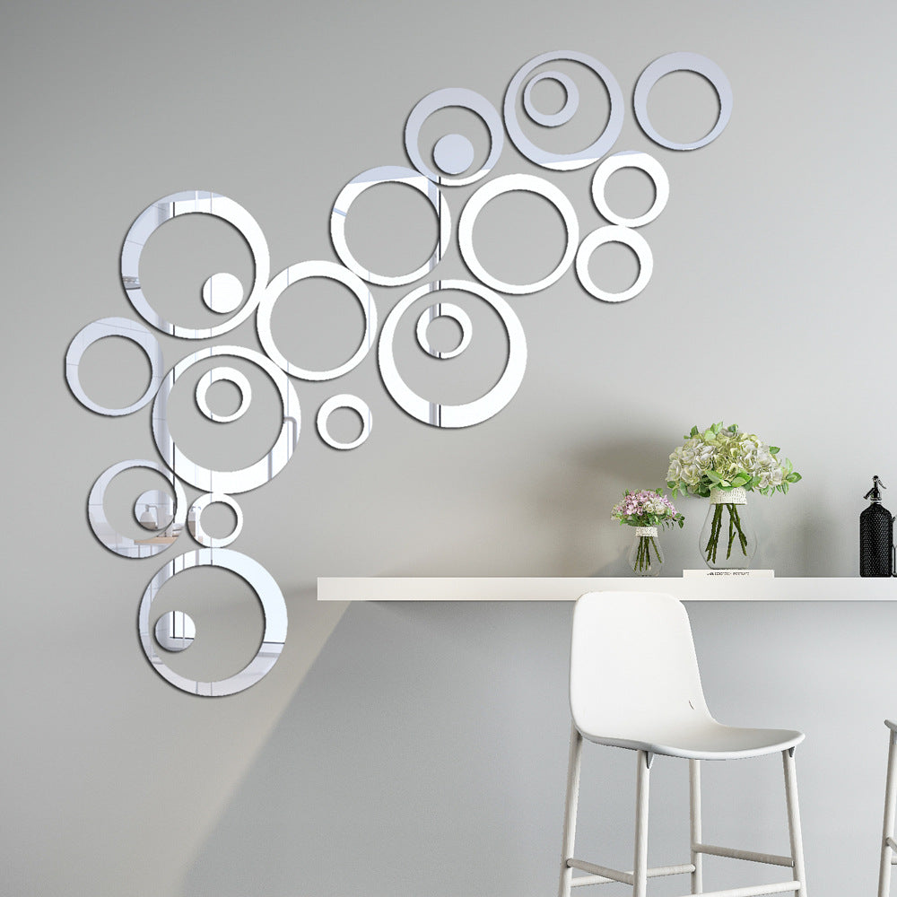 Acrylic Ring Mirror Wall Decor ZE Enterprises