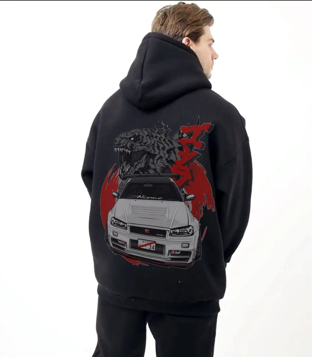 Dragon Printed style Premium Quality Hoodie Unisex Winter Collection(Black Hoodie ) ZE Enterprises