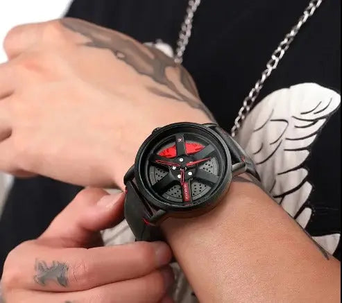 360° Rotating Dial Wheel Watch  Never Stop Rotating Wheel Watch - with Premium Accessories ZE Enterprises