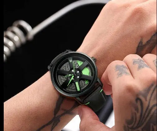 360° Rotating Dial Wheel Watch  Never Stop Rotating Wheel Watch - with Premium Accessories ZE Enterprises