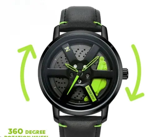 360° Rotating Dial Wheel Watch  Never Stop Rotating Wheel Watch - with Premium Accessories ZE Enterprises