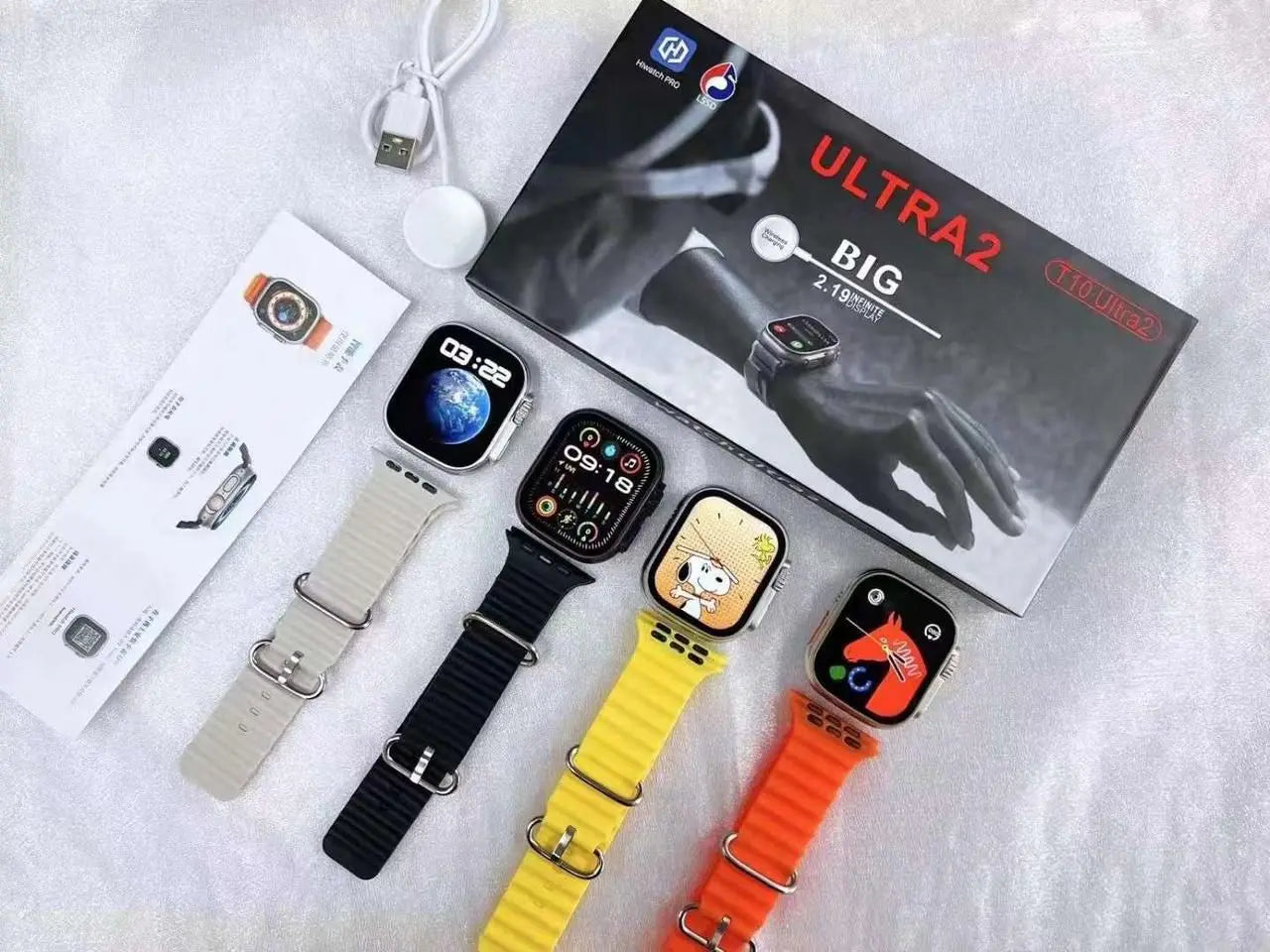 T10 Ultra 2 Smart Watch with Big Screen 2.20 infinite Display ZE Enterprises