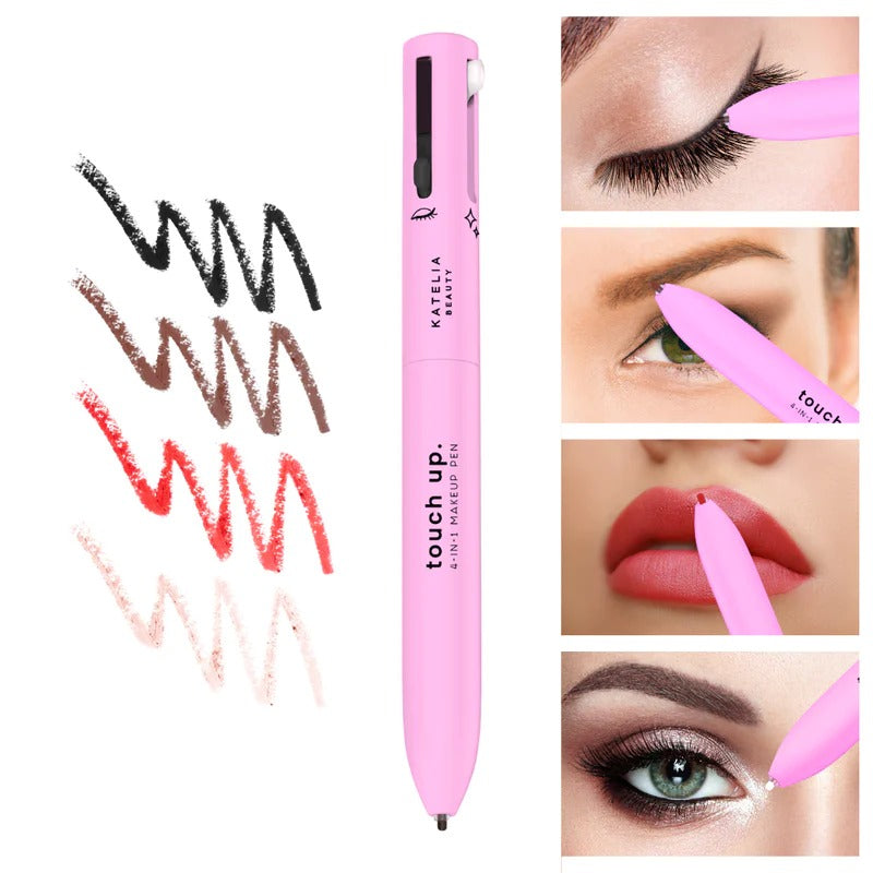 4-in-1 Makeup Pen (Eye Liner, Brow Liner, Lip Liner, &amp; Highlighter)Touch Up ZE Enterprises