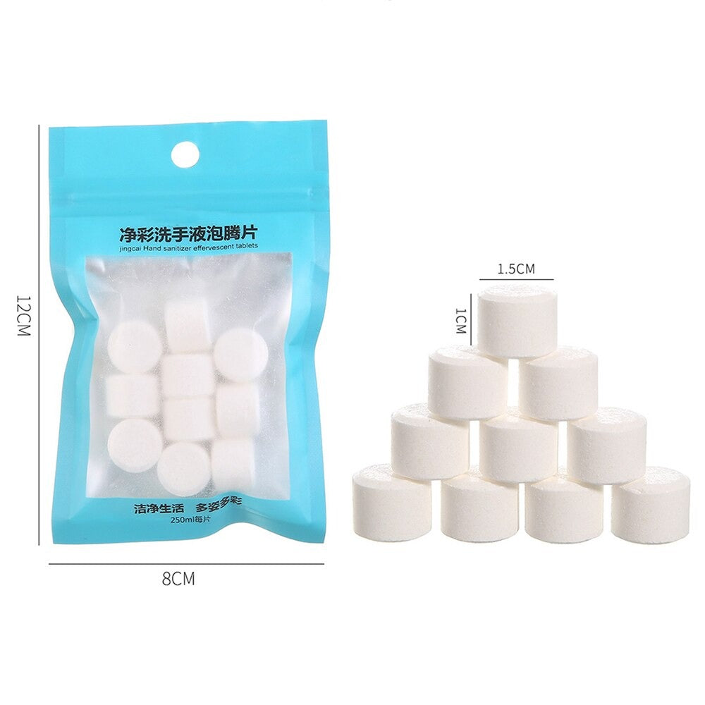 10 Pcs Automatic Effective Bleach Concentrate Cleaner Custom White Cleaning Tablet ZE Enterprises