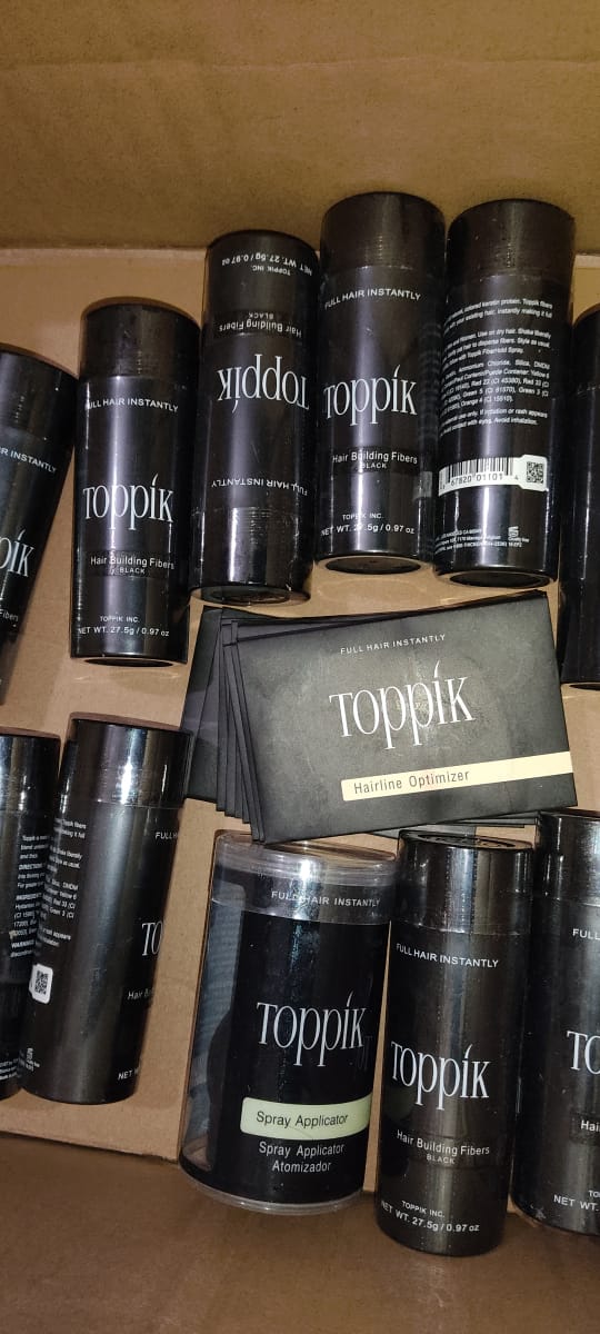 Toppik Hair Fiber 27.5g - BLACK and DARK BROWN ZE Enterprises