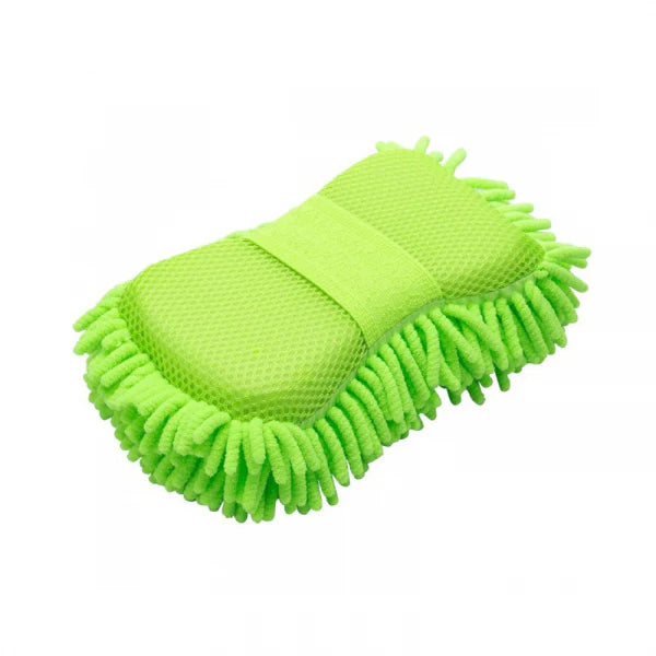 Spounge Fiber | Microfiber Wash Sponge Car Wash Sponge  Microfiber Wash Mitt Scratch Free, Ultra Absorbent Microfiber Mitt for Cars, Trucks, SUV, Boat,Bicycle &amp; Motorcycle (Random color) ZE Enterprises