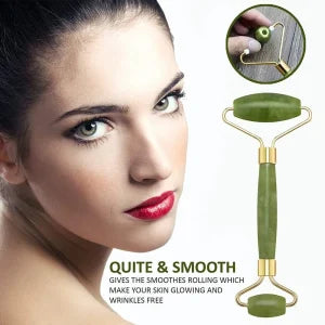 jade roller single plastic Facial Roller Manual Massage For Women ZE Enterprises