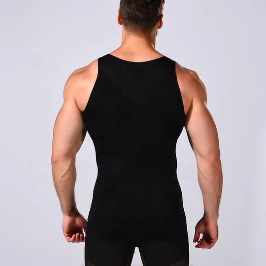 Slim n Fit Body Shaper Vest Shirt - Tank Top Sleeveless Shapewear For Men ZE Enterprises