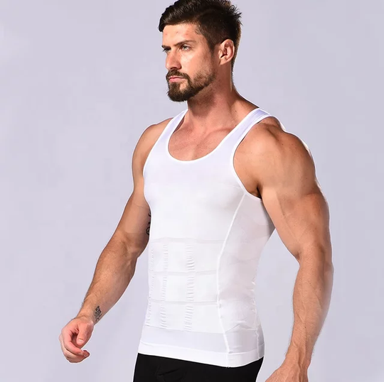 Slim n Fit Body Shaper Vest Shirt - Tank Top Sleeveless Shapewear For Men ZE Enterprises