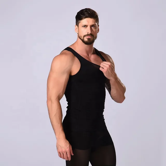 Slim n Fit Body Shaper Vest Shirt - Tank Top Sleeveless Shapewear For Men ZE Enterprises