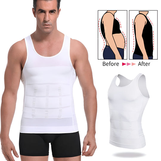 Slim N Fit Body Shaper Vest Shirt – Tank Top Sleeveless Shape wear For Men ZE Enterprises